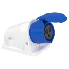 Toma de pared pk patrika fast 16 a ip44 220 v 2p+t 50-60 hz