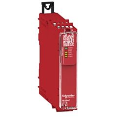 Estop or guard, harmony xps, conectado a terminales de suministro 24 v ca/cc, sin entradas, tornillo