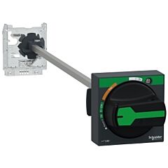 Extended rotary handle kit, tesys gv2, ip54, black handle, with trip indication, for gv2l-gv2p