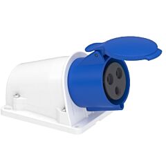 Toma de pared pk patrika fast 32 a ip44 220 v 2p+t 50-60 hz