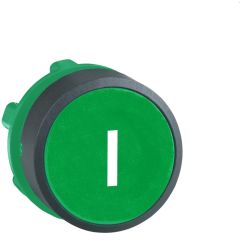 Cabeza pulsador rasante verde i