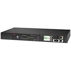 Rack ats, 230v, 16a, c20 in, (8) c13 (1) c19 out