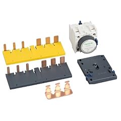 Kit para arrancadores estrella-triángulo, para 3 x contactores lc1d40a-d80a, con bloque temporizado