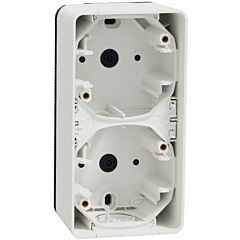 Mureva styl caja doble superficie vertical blanco