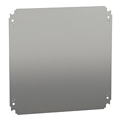 Placa de montaje ciega h400xw400mm de acero galvanizado