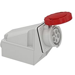 Pratika industrial socket - 63 a - 3p + n + e - 380...415 v ac - ip67