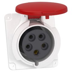 Clavija aérea; pk pratika tornillo; 3p+n+t; 32 a; ip44; 380 v- 415 v