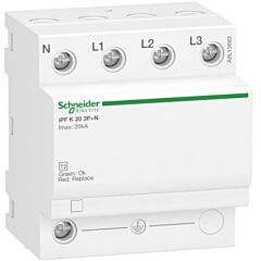 Limitador de sobretensiones transitorias tipo 2; acti9 ipf k; 3p+n; 20 ka; 340v