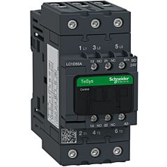 Contactor tesys d - 3p(3 na) - ac-3 - <= 440 v 50 a - 24 v cc bobina standard