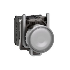 Harmony xb4 - pulsador  luminoso  led 24v na+nc blanco