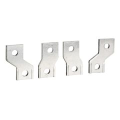 Accesorios de conexión compact nsx 100/160/250, easypact cvs 100/160/250, travesaños, paso de 45 mm, conexión plana, 4 polos