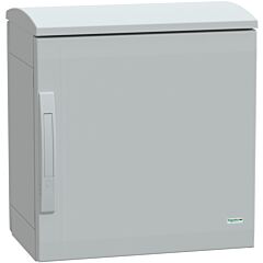 Armario de poliéster, panelset plat, con tejadillo ventilado500x500x320 ip44.