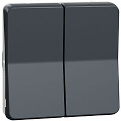 Mureva styl, mecanismo, 1 polo, 2 vías, electromecánico, 10ax, ip55, gris