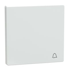 D-life tecla con simbolo timbre color blanco artico