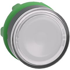 Cabeza pulsador rasante transparente blanco