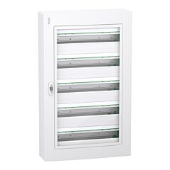 Envolvente modular, prismaset xs, 24 módulos 5 filas, superficie, puerta transparente