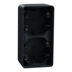 Mureva styl caja doble superficie vertical ip55 gris