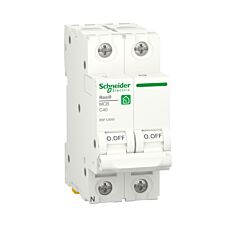 Interruptor magnetotérmico; resi9; 1p+n; 40 a; 6000 a; 230 v