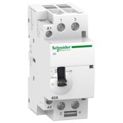 Contactor modular acti9 ict 40 a 2 p 2 na 230/240v ca con mando manual