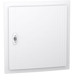 Envolvente modular, prismaset xs, 2 filas 18 módulos , empotrar, puerta blanca