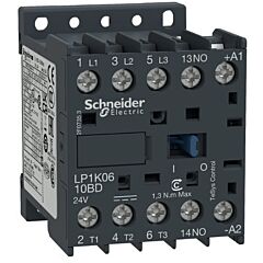 Contactor tesys k - 3p(3 na) - ac-3 - <= 440 v 12 a - 24 v bobina cc