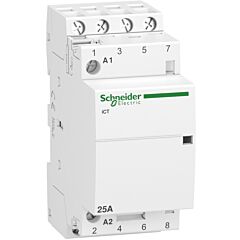 Contactor modular acti9 ict 25 a 4 p 4 na 230/240v ca