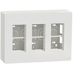 New unica system+ - puesto de trabajo - 3 columnas - superficie - polar