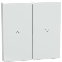 D-life tecla simple para mecanismos persianas  color blanco artico