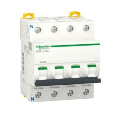 Interruptor magnetotérmico; acti9 ik60n; 3p+n; 16 a; curva c; 6000 a
