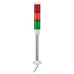 Banco de indicadores con  zumbador  + 3 unidades luminosas- ø 45 mm - 24 v ac/dc