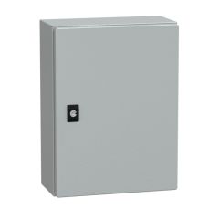 Spacial crn con puerta ciega sin placa de montaje  alt400xanch300xprof150; ip66; ik10; ral7035