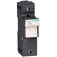 Portafusibles, tesys df, 1p neutro, 125a, 690vac, tamaño de fusible 22x58mm, con enlace tubular