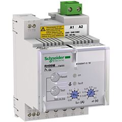 Residual current monitoring relay, vigirex rh99m, 30 ma to 30 a, 220 vac to 240 vac 50/60 hz, automatic reset