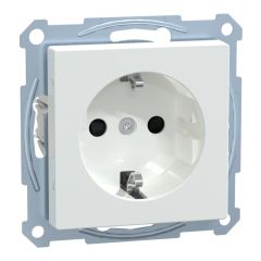 Elegance schuko completo color blanco activo