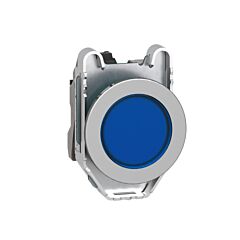 Piloto flush  luminoso azul 24v