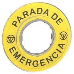 Harmony xb4 - etiqueta parada de emergencia 3d