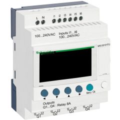 Zelio logic - relé programable modular zelio logic - 10 e s - 100..240 v ca - reloj - pantalla