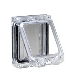 Ventanillas de plástico para aparellaje modular, tapa alta. l78xw165xd15mm.