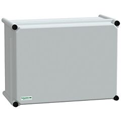 Caja modular aislante panelset pls, cuerpo de poliéster y tapa ciega ip65 27x36x18cm