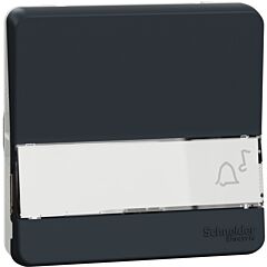 Mureva styl pulsador con portaetiqueta ip55 gris