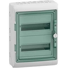Kaedra - caja estanca - superficie - 2 filas - 24 mód. - ip65