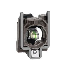 Conjunto cuerpo/bloque luminoso completo, harmony xb4, metálico, blanco, led universal, cuerpo/anillo de fijación, 230...240v ac