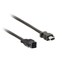 Cable de potencia  5 m apantallado 4 x 0,82 mm², bch2 cables de freno con conector rápido y el otro extremo abierto