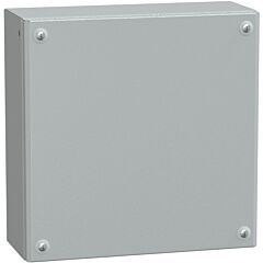 Caja industrial de acero con puerta ciega, panelset sbm,  h300xw300xd120 ip66 ik10 ral 7035