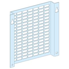 Placa soporte perforada embutida 6 módulos-g