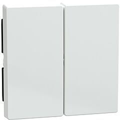Tecla doble system m, blanco activo antibacteriano