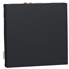 New unica pulsador 2 mod antracita