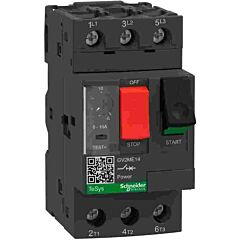 Disyuntor de motor magnetotérmico gv2me - 6/10a