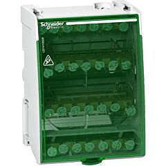 Repartidor modular; linergy; 4p; 100 a; 4x7 conexiones