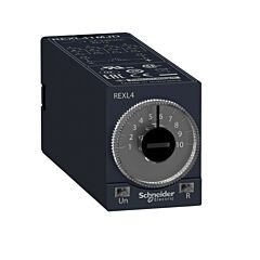 Relé temporizado modular, 5 a, 4 nanc, 0,1 s..100 h, retardo a la conexión, 24 v cc